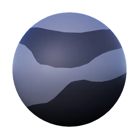 Planet Mercury  3D Icon