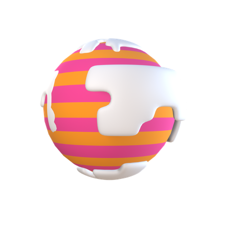 Planet Milk  3D Icon