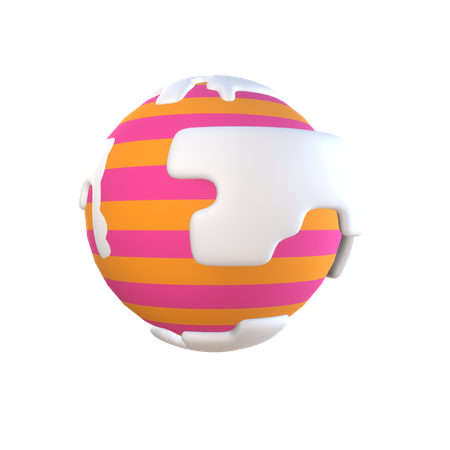 Planet Milk  3D Icon