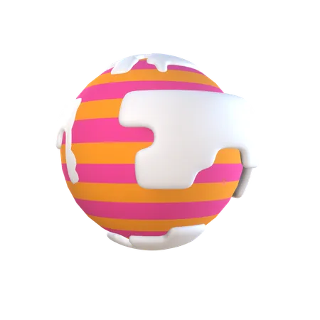 Planet Milk  3D Icon