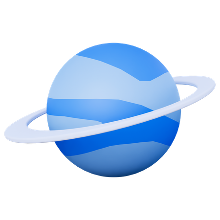 Planet Neptune  3D Icon