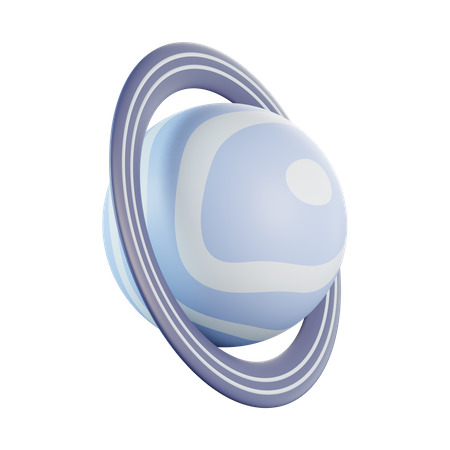 Planet Saturn  3D Icon