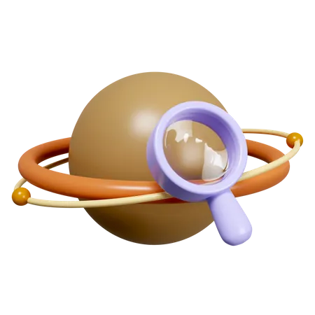 Planet Search  3D Icon