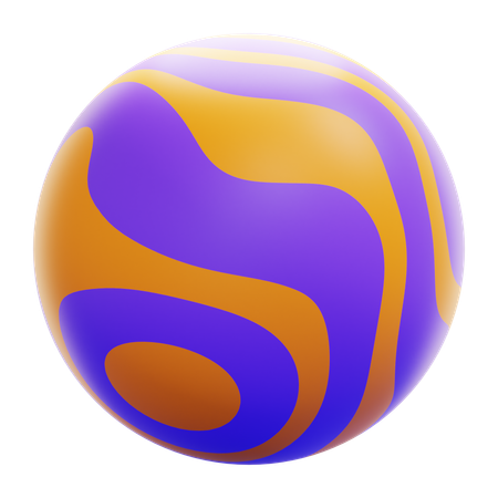 Planeta  3D Icon