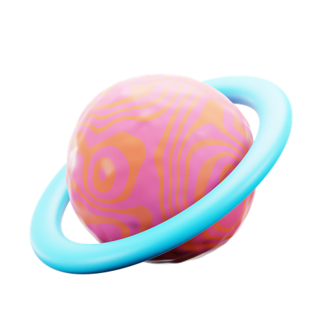 Planeta  3D Icon