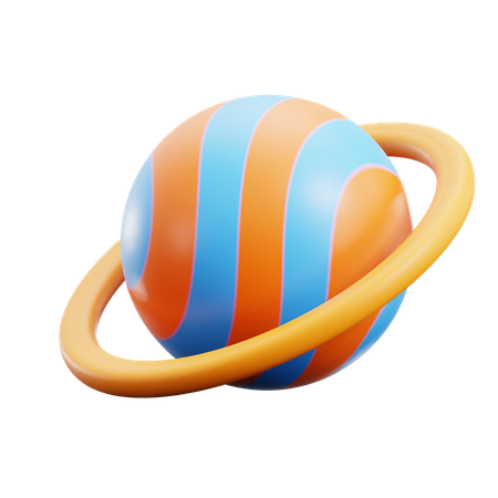 Planeta  3D Icon