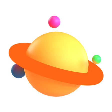 Planeta  3D Icon