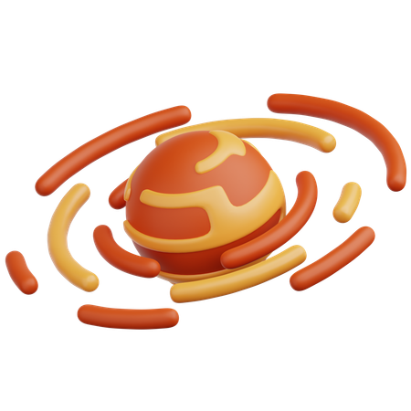 Planeta  3D Icon