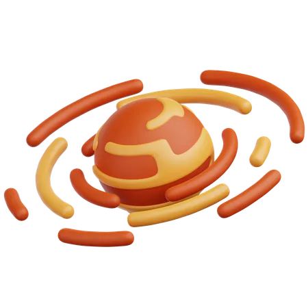 Planeta  3D Icon