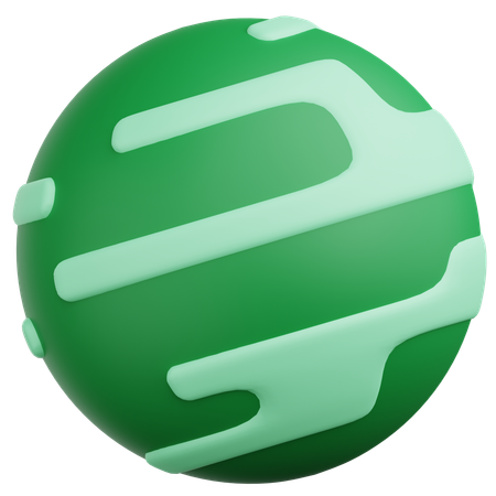 Planeta  3D Icon