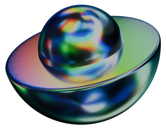 Planeta  3D Icon