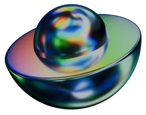 Planeta  3D Icon