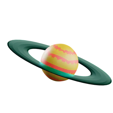 Planeta  3D Icon