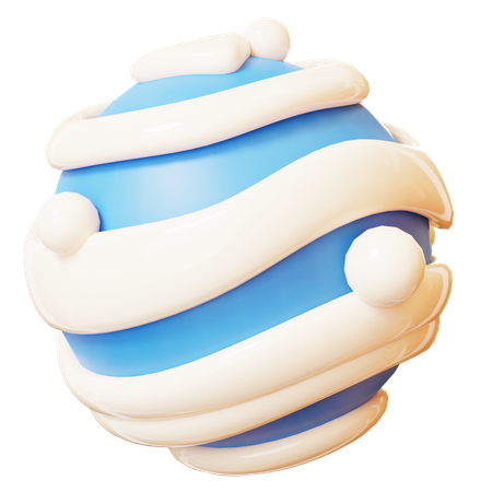 Planeta de gelo  3D Icon