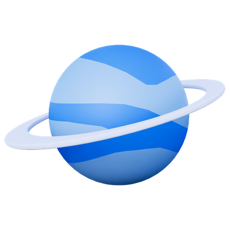 Planeta neptuno  3D Icon