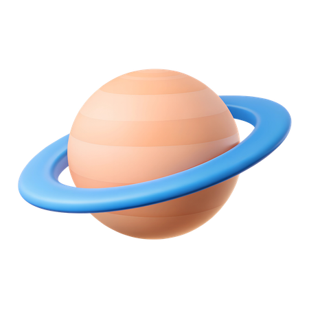 Planeta Saturno  3D Icon