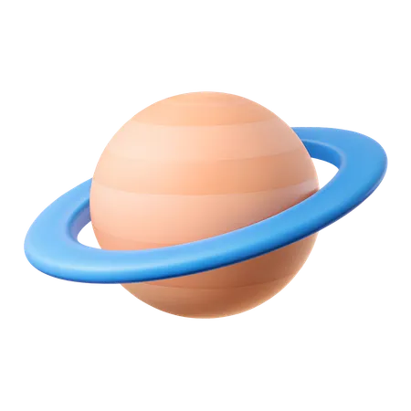 Planeta Saturno  3D Icon