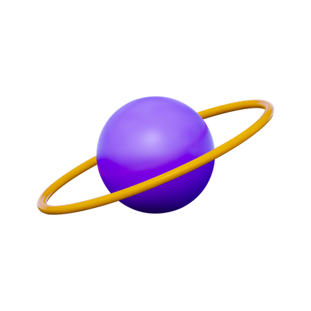 Planeta saturno  3D Icon