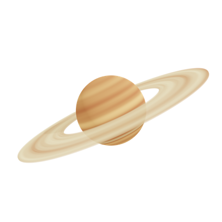 Planeta saturno  3D Icon