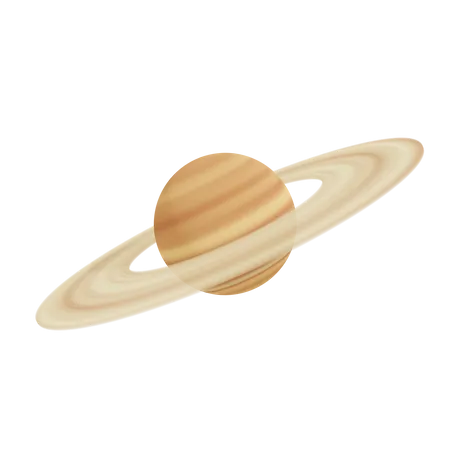 Planeta saturno  3D Icon