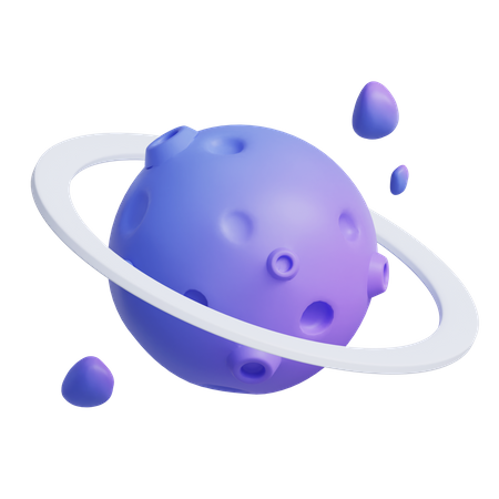 Planeta saturno  3D Icon