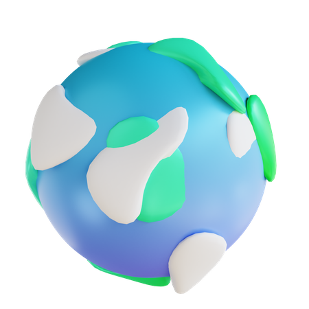 Planeta Tierra  3D Illustration