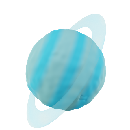 Planeta urano  3D Icon