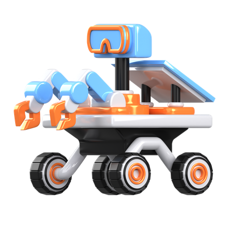Planetary Rover  3D Icon