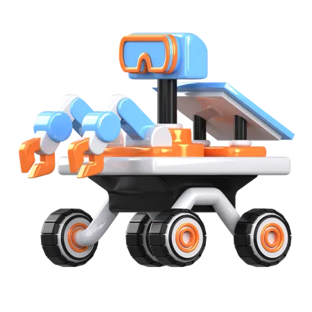 Planetary Rover  3D Icon