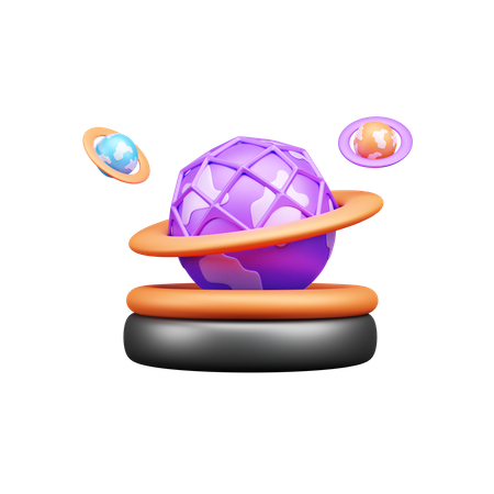 Planetas  3D Icon