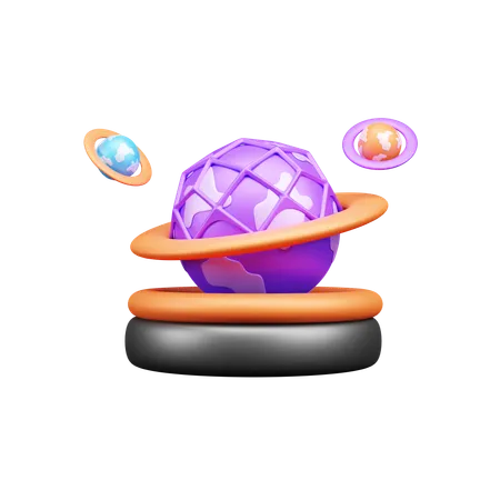 Planetas  3D Icon