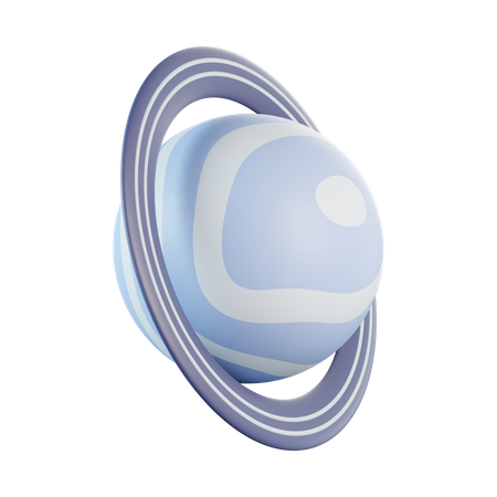 Planète Saturne  3D Icon