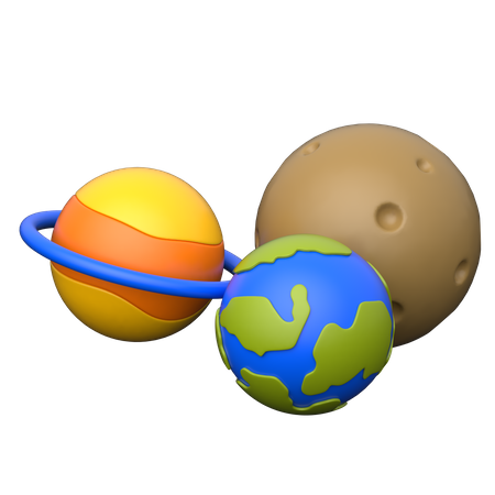 Planètes  3D Icon