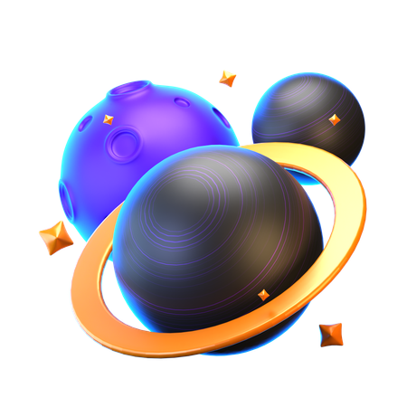 Planets  3D Icon