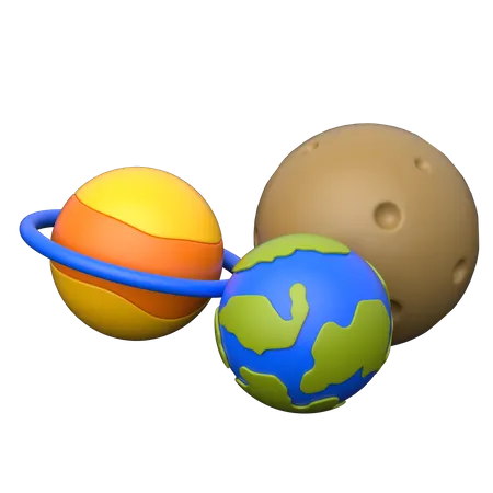 Planets  3D Icon