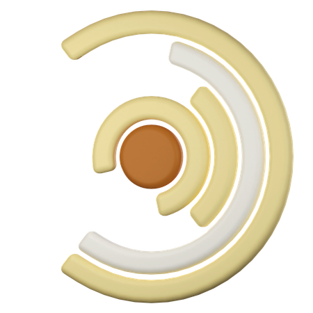 Planificación circular  3D Icon
