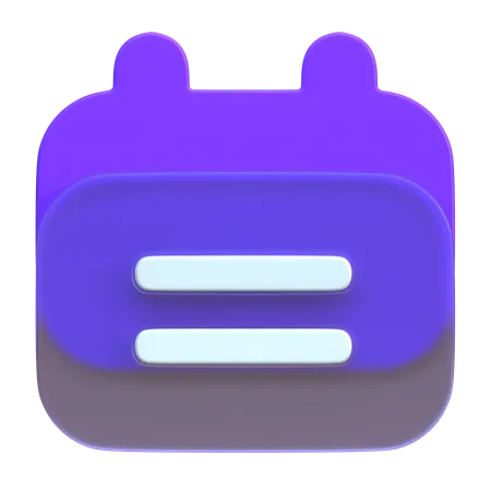 Planificateur  3D Icon