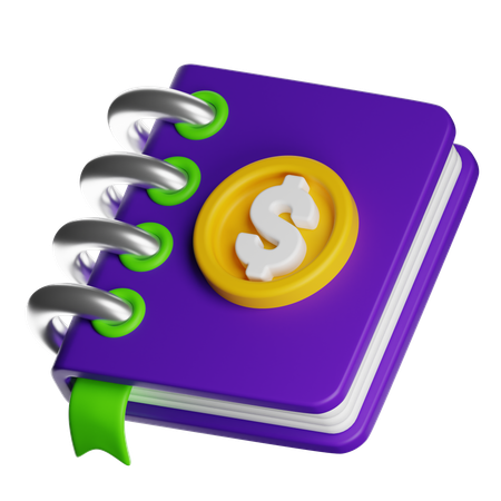 Planificateur budgétaire  3D Icon