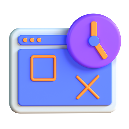 Planification  3D Icon