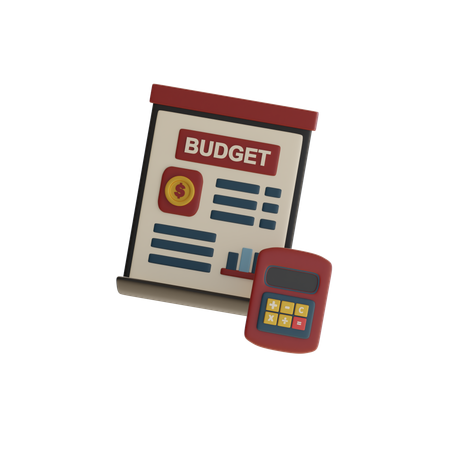 Planification budgétaire  3D Icon