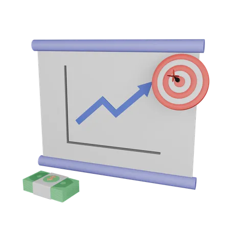 Planning d'affaires  3D Icon