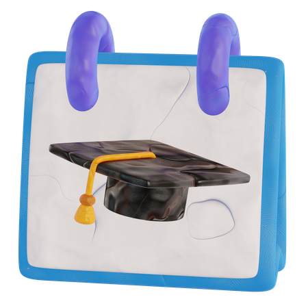 Planification du calendrier académique  3D Icon