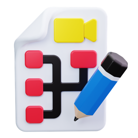 Planification du contenu  3D Icon