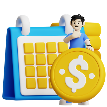 Planification financière  3D Icon
