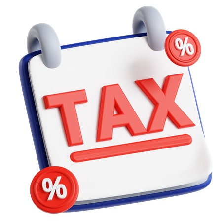 Planification fiscale  3D Icon