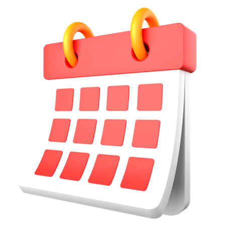 Planner Calendar  3D Icon