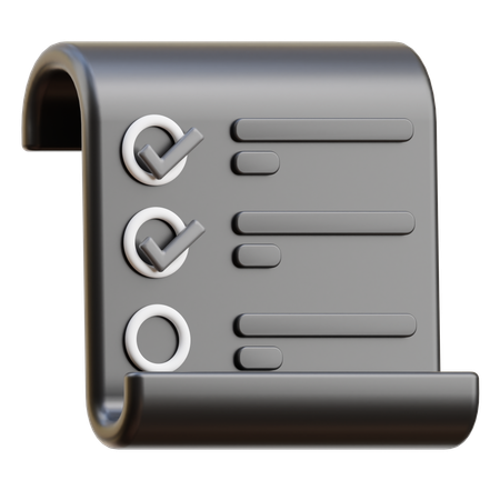 Planning  3D Icon