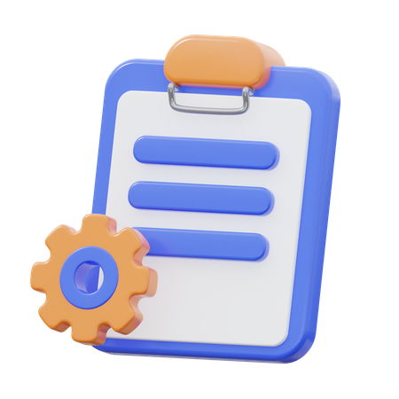 Planning  3D Icon