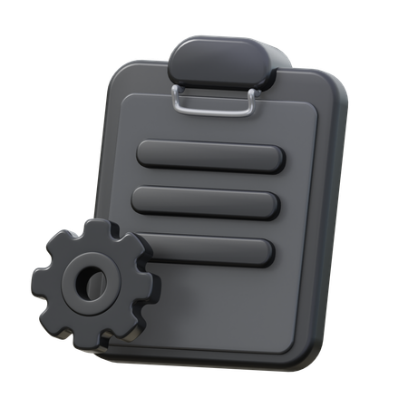 Planning  3D Icon