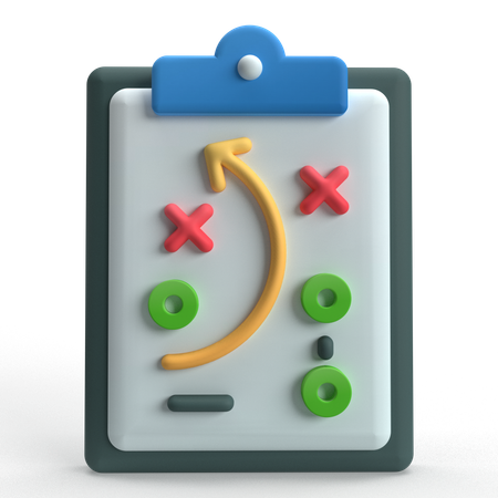 Planning  3D Icon